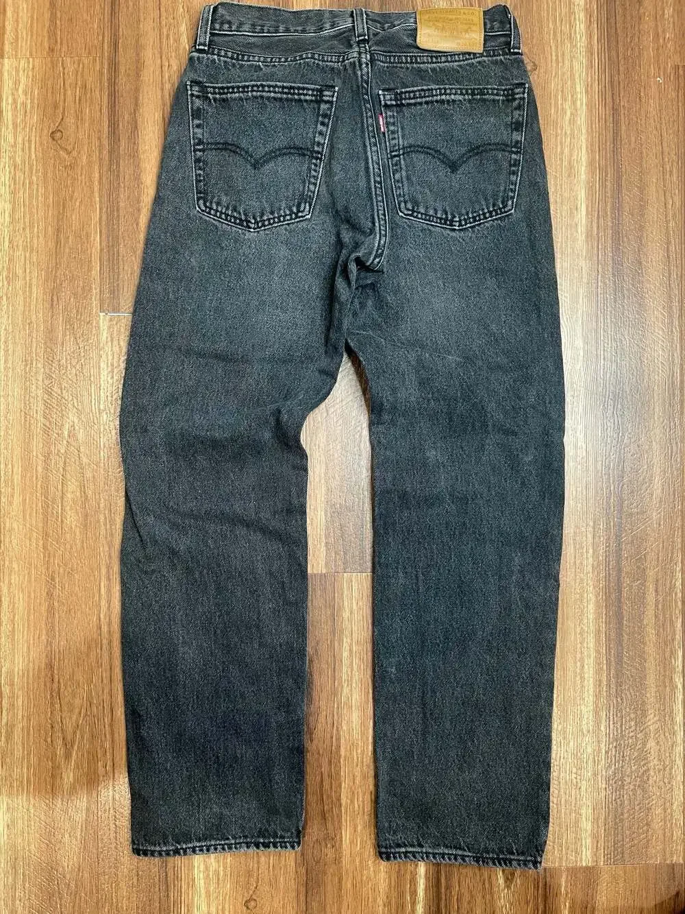 Levi's Premium Wellthread 502 Taper Jeans Faded Black Men's W30 L32